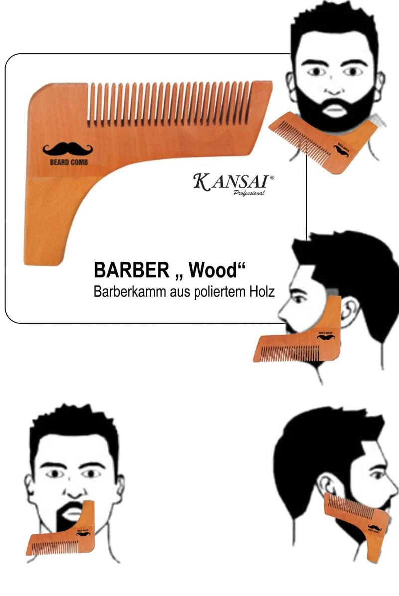 BARBER Kamm „ Wood“
