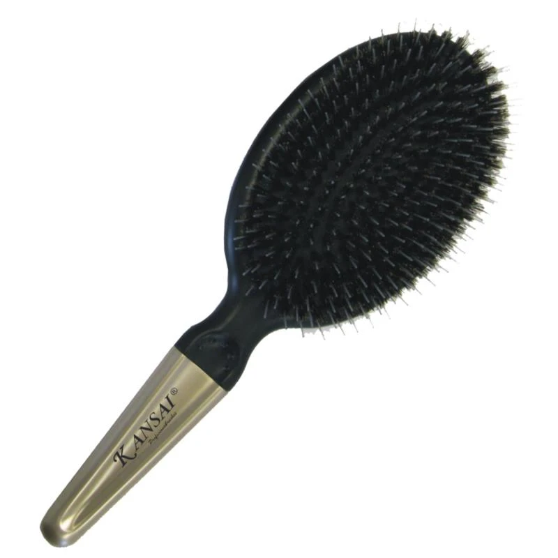 Kansai Paddle Brush Oval Rosegold 14 reihig