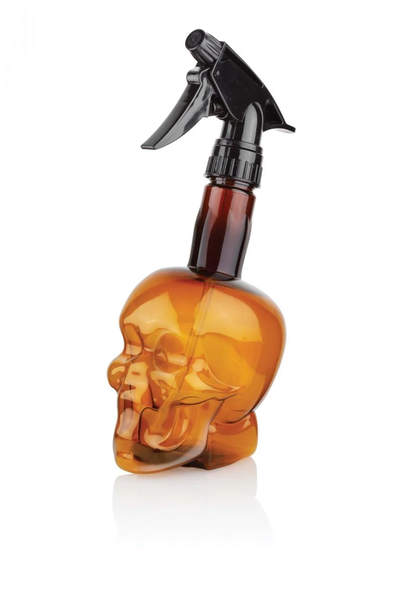 Sprühflasche Barber skull brown
