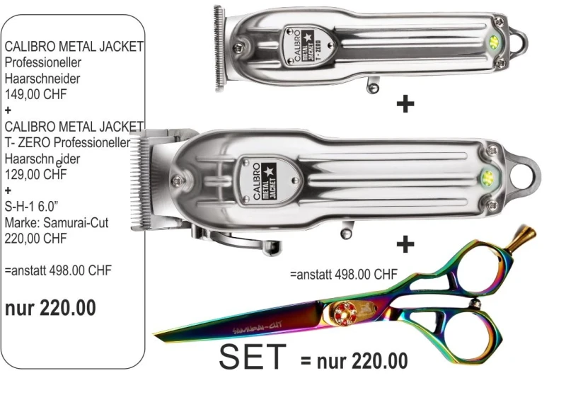 3er Set, METAL JACKET+T- ZERO +S-H-1 6.0”
