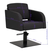 Coiffeur Friseurstuhl Edi Schwarz