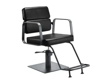 Coiffeur Friseur-stuhl Portas schwarz-graues Gestell