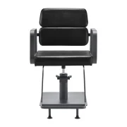 Coiffeur Friseur-stuhl Portas schwarz-graues Gestell