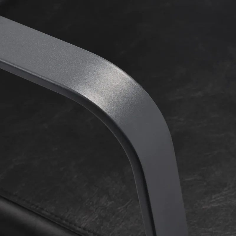 Coiffeur Friseur-stuhl Portas schwarz-graues Gestell