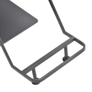 Coiffeur Friseur-stuhl Portas schwarz-graues Gestell