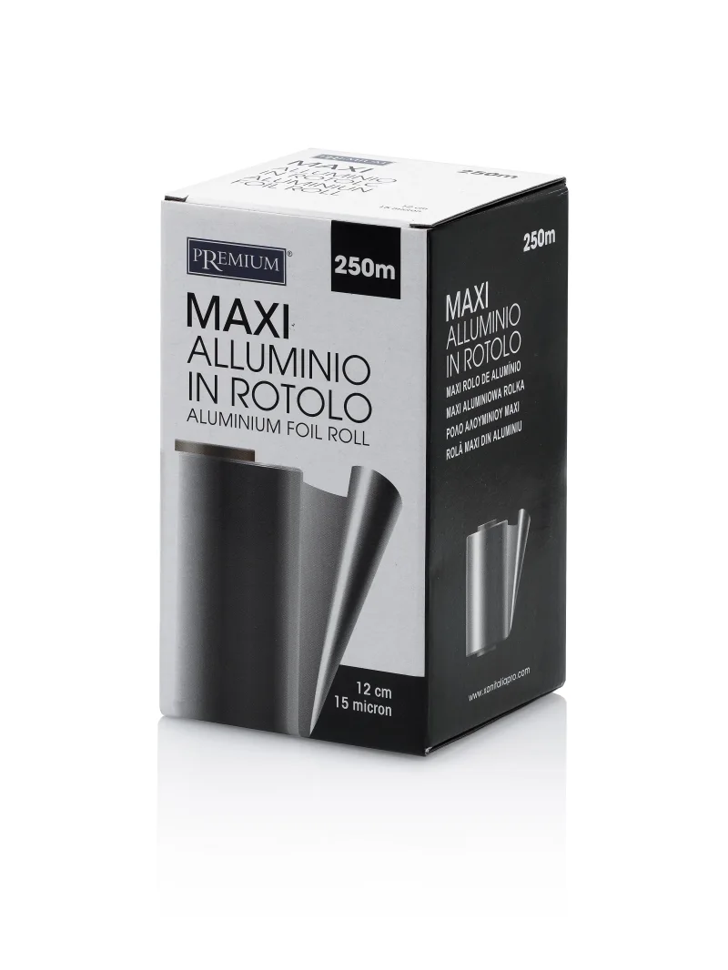 Alufolie, 12cm , 250m, Alusträhnenfolie