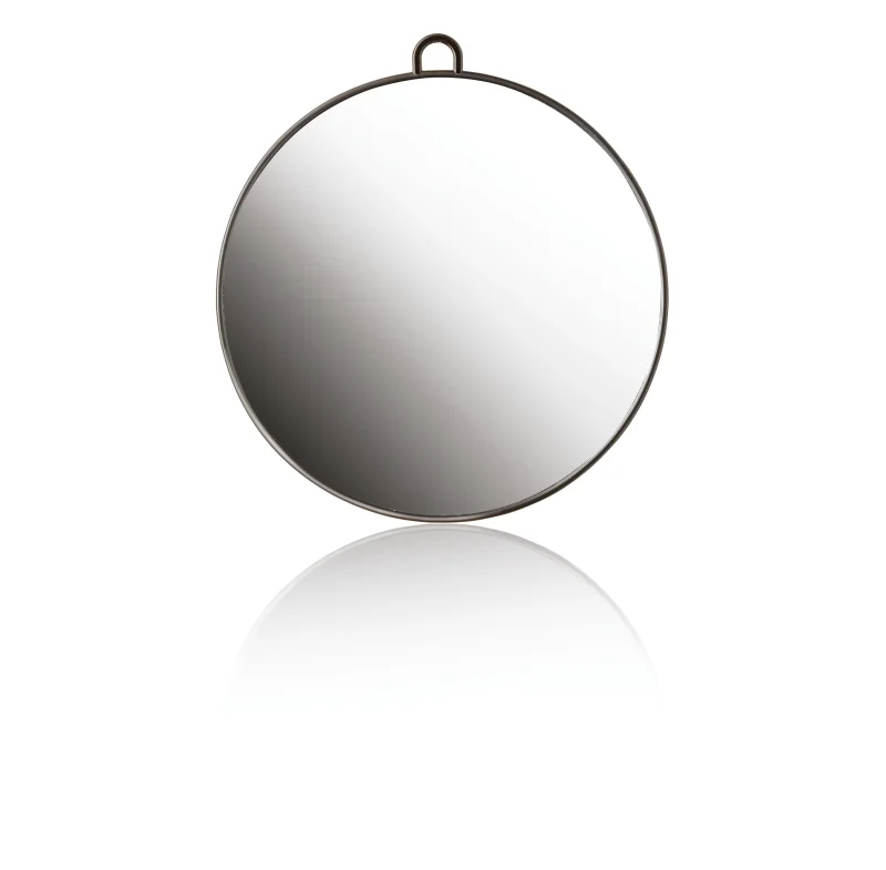 Hand Spiegel Coiffeur Friseur, Circle mirror Black
