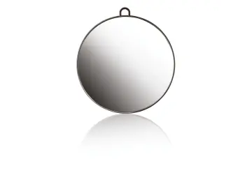 Hand Spiegel Coiffeur Friseur, Circle mirror Black