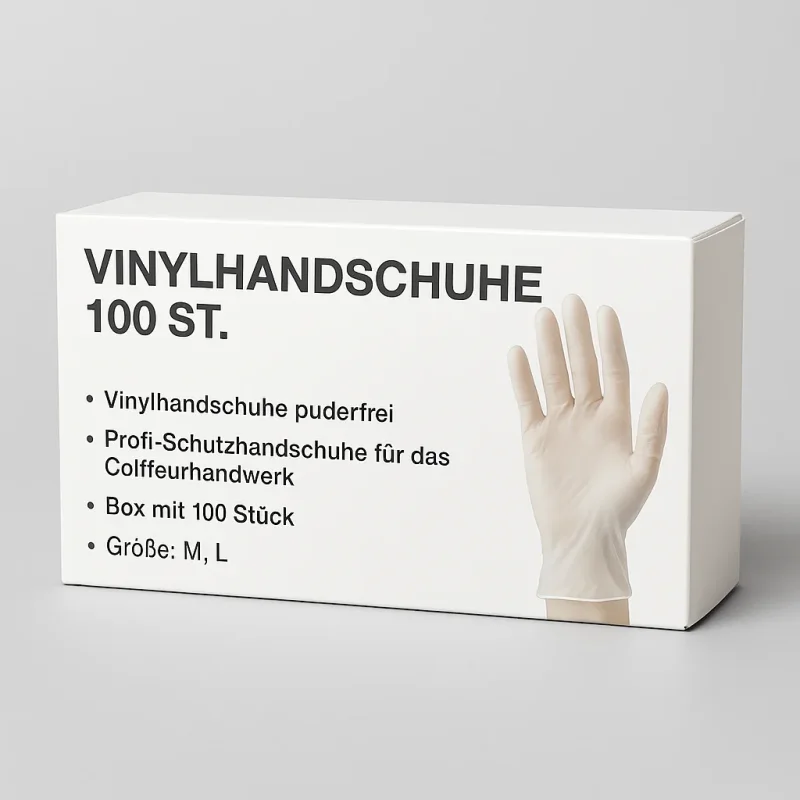 Vinylhandschuhe – 100 Stück (puderfrei)