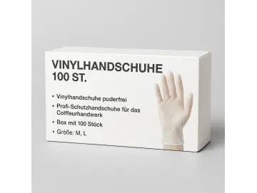 Vinylhandschuhe – 100 Stück (puderfrei)