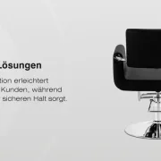 Coiffeurstuhl Lydia schwarz