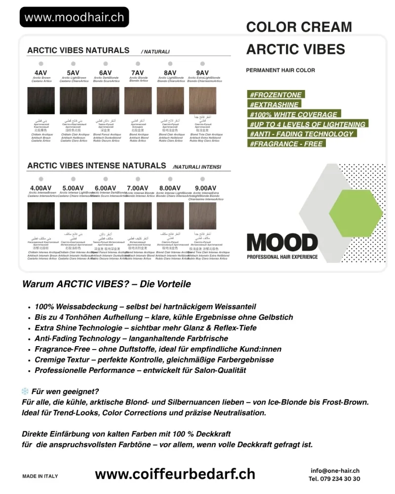 MOOD HAIR COLOR HAARFARBE 100ml