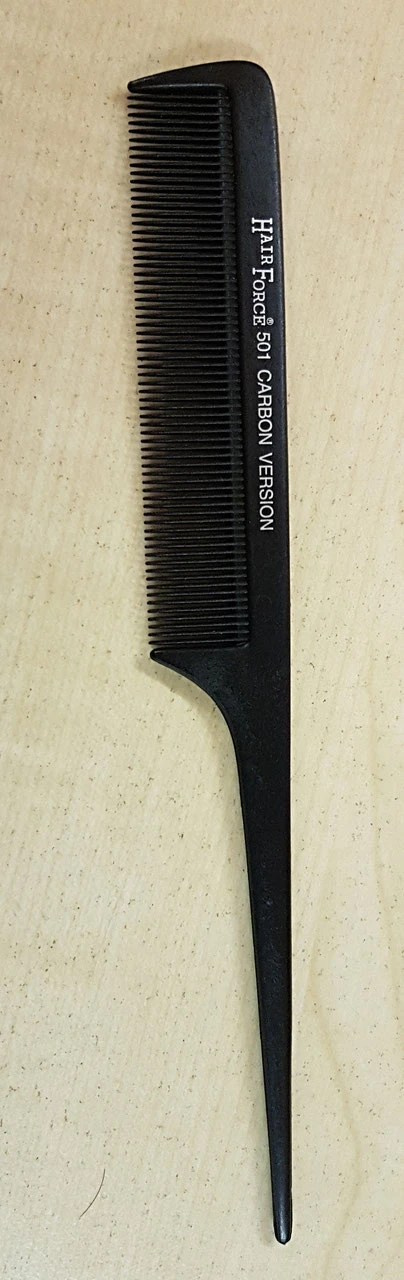 Stielkamm, fein gezahnt Carbon