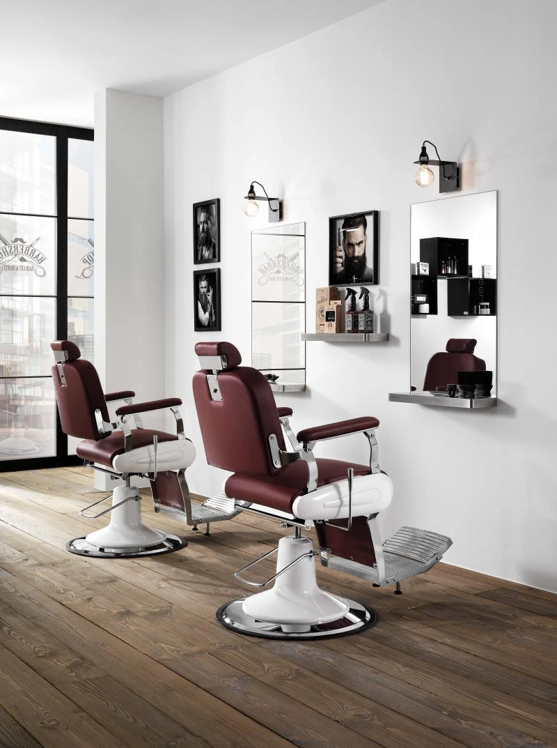 BARBIERSESSEL Retro 50s Herrenstuhl-BARBIERSESSEL HAIR JAGUAR