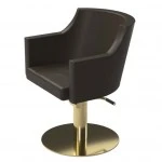 BIRKIN SUPERBLACK+GOLD Friseurstuhl