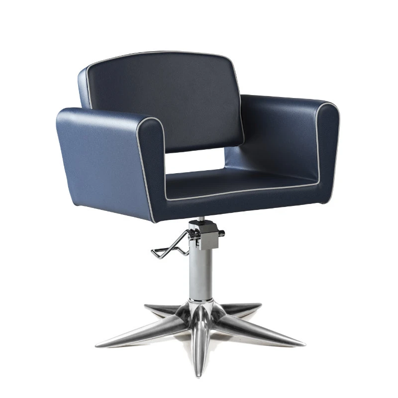 BLUESCHAIR, Friseurstuhl mit feststellbarer Hydraulikpumpe und PARROT