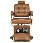 Barber-Herren- Coiffeurrstuhl Boy Gold