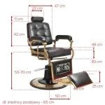 Barber-Herren- Coiffeurrstuhl Boy Gold