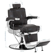 Barberstuhl -Budget 1 schwarz