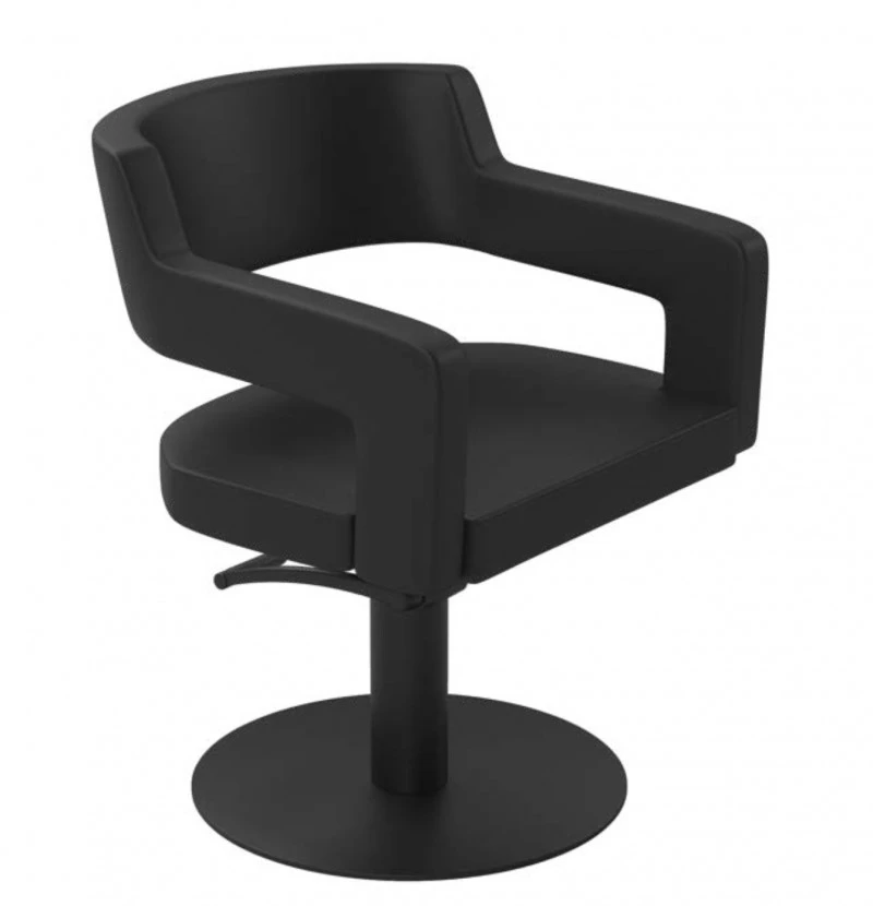 CREUSA SUPERBLACK+ Gold Friseurstuhl