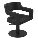 CREUSA SUPERBLACK+ Gold Friseurstuhl