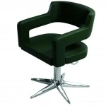 CREUSA SUPERBLACK+ Gold Friseurstuhl