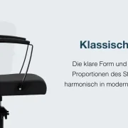 Coiffeur- Friseurstuhl Elda, schwarz