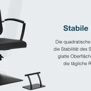 Coiffeur- Friseurstuhl Elda, schwarz