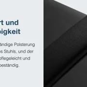 Coiffeur- Friseurstuhl Elda, schwarz