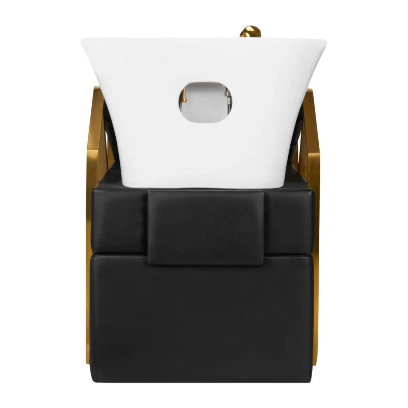 Coiffeur Friseur waschbecken ELA Gold Schwarz
