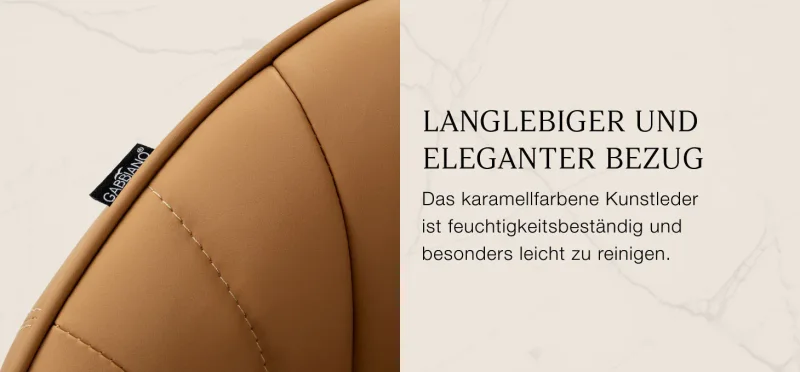 Coiffeur Friseurstuhl Carol – Karamell