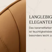 Coiffeur Friseurstuhl Carol – Karamell