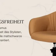 Coiffeur Friseurstuhl Carol – Karamell
