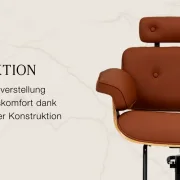 Coiffeur Friseurstuhl Florena Braun