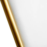 Coiffeur Friseurstuhl LINA  Gold Weiß