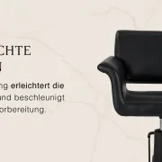 Coiffeur Friseurstuhl Luca schwarz