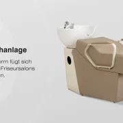 Coiffeur-Friseurwaschbecken Ortega  Marina beige