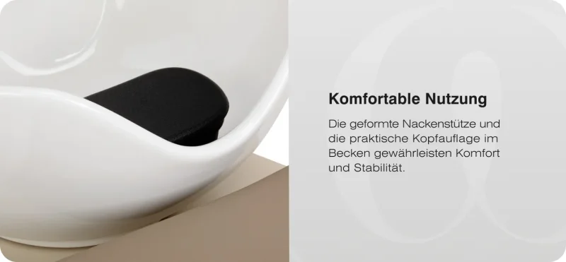 Coiffeur-Friseurwaschbecken Ortega  Marina beige