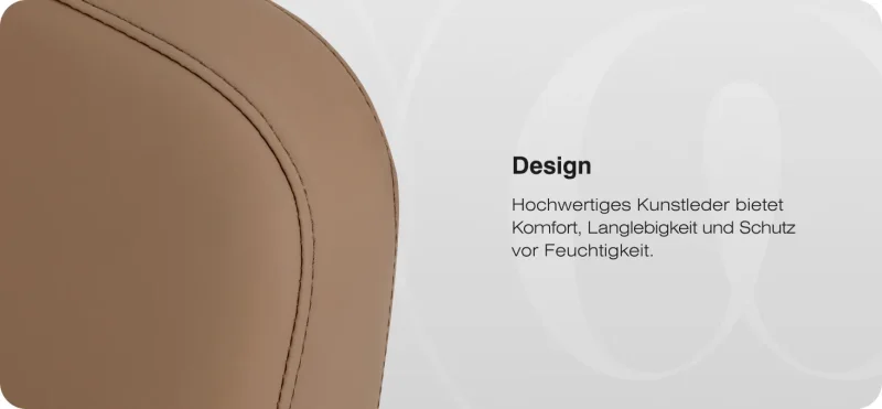 Coiffeurstuhl Anika hellbraun