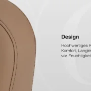 Coiffeurstuhl Anika hellbraun