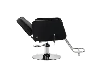Coiffeurstuhl Arnold bewegliche Rückenlehne schwarz
