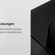 Coiffeurstuhl Arnold bewegliche Rückenlehne schwarz