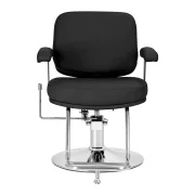 Coiffeurstuhl Ortega bewegliche Rückenlehne Marina schwarz