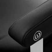 Coiffeurstuhl Ortega bewegliche Rückenlehne Marina schwarz