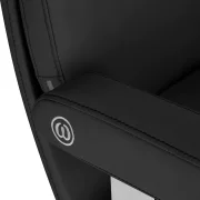 Coiffeurstuhl Ortega bewegliche Rückenlehne Marina schwarz