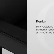 Coiffeurstuhl Ortega bewegliche Rückenlehne Marina schwarz