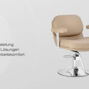 Coiffeurstuhl Ortega Marina beige