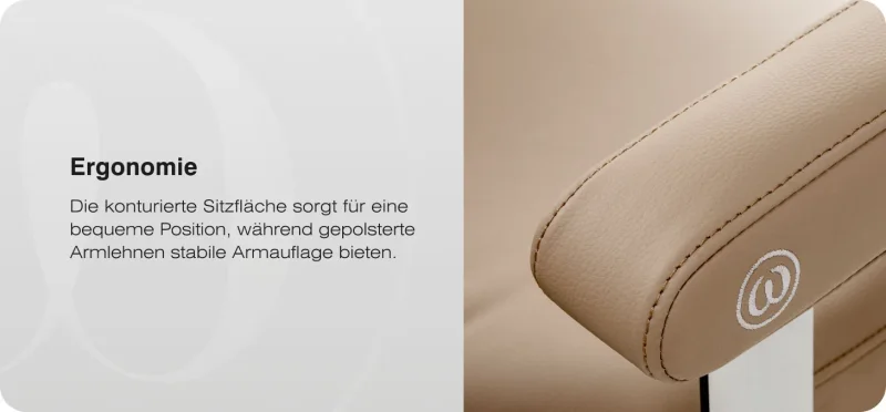 Coiffeurstuhl Ortega Marina beige