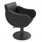 FIFTIES SUPERBLACK+GOLD Friseurstuhl