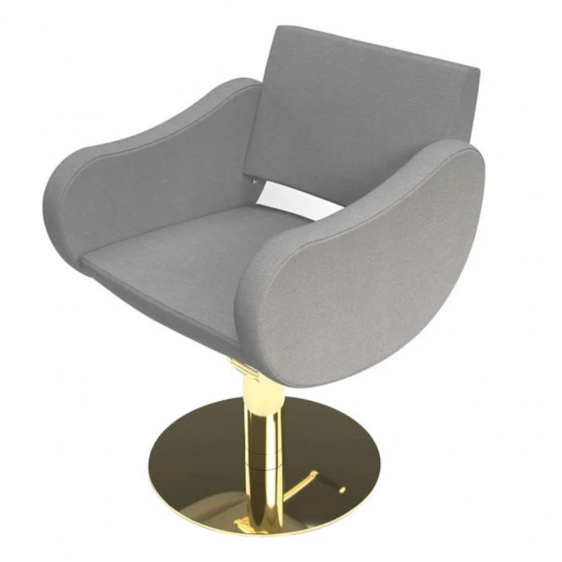 FIFTIES SUPERBLACK+GOLD Friseurstuhl